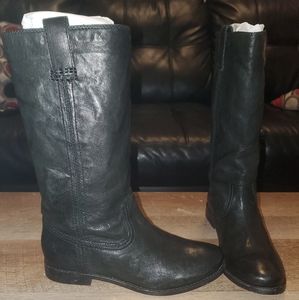 FRYE Knee High Leather Boots